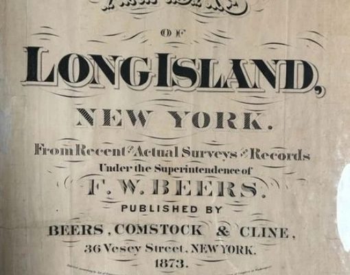 The Orchard was known as “Little Italy.”

The 1873 F.W. Beers map, one of the earliest maps we have in the History Room, attributed ownership of this area to Mrs. J.A. Hall and Miss M. Craft.

It occupies a triangular parcel of land in the Southern section of Glen Cove and is made up of only six streets: Stanco St., Capobianco St., Hazel St., Grove St., Willow St., and Carney St..

It is surrounded by Sea Cliff Avenue in the South, Cedar Swamp Road to the East, Route 107 (The Arterial Highway) to the West, and the LIRR tracks to the North.

There were cornfields and dense woodlands; however, The Orchard was so named because of a multitude of apple orchards that were cultivated here.

There were many Irish families farming in this area - the Kenarys and the McCarthys. There was a German family, the Allgaiers.

At the turn of the century when Italian immigrants began to arrive in Glen Cove, this area was known to be farmed by a Mr. Carney, who Carney Street is named after. 
There was a Murphy family who trained trotting horses and seeing an influx of Italian laborers and an occasion for a new enterprise, built barracks on their farm to house the men.